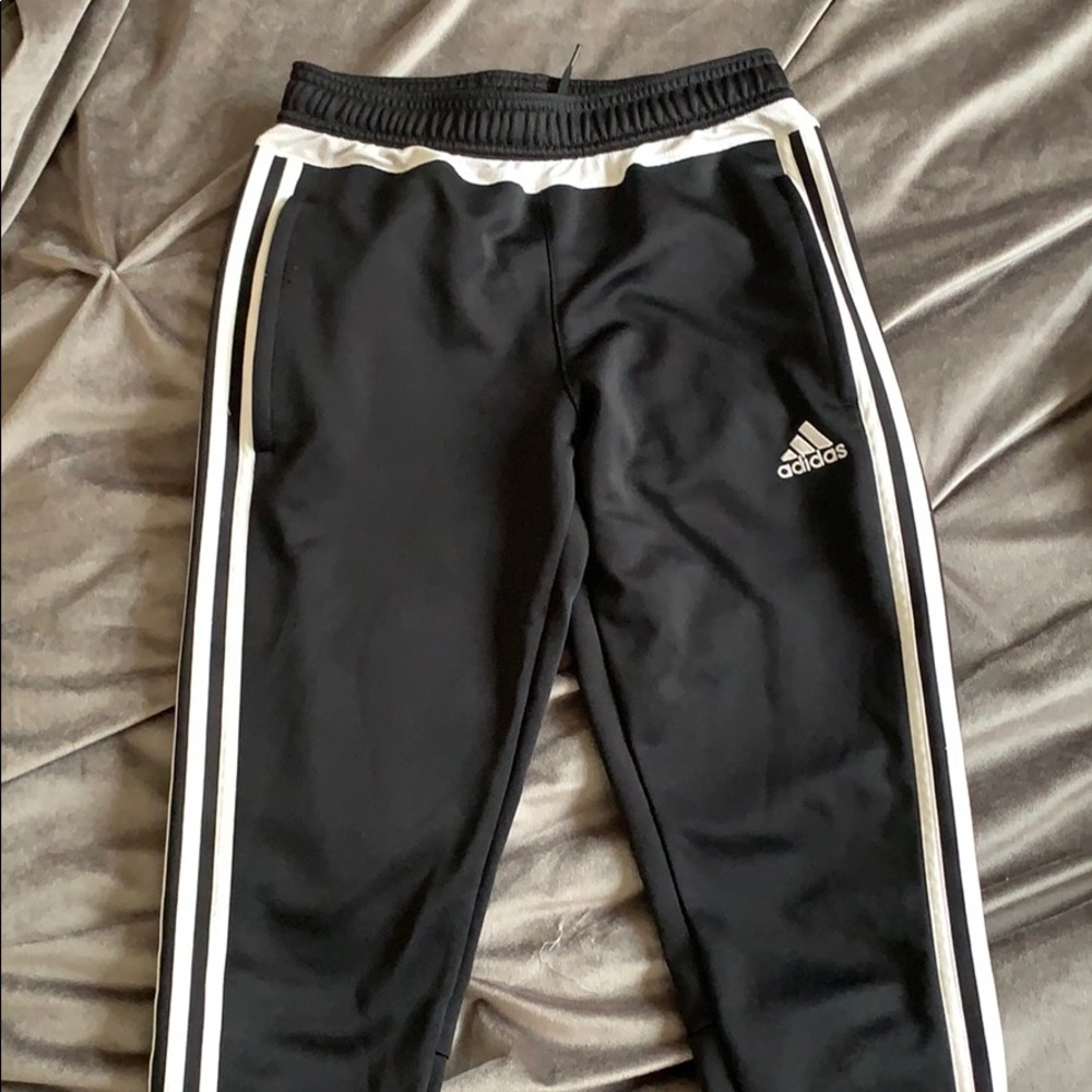 Original Black and White Adidas pants